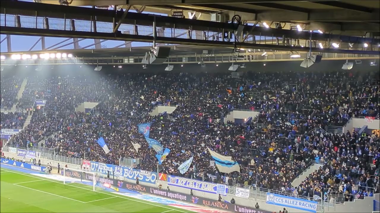 RC Strasbourg - FC Metz : (24) Grecque (Tribune Ouest) 2025/2026 L1