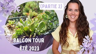 Balcon tour été 2023, la suite! | PLANTES TOUR PART 2 |