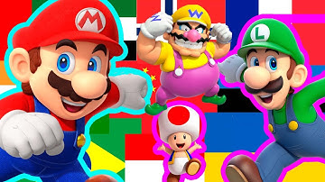 THE SUPER MARIO BROS 2023 CHARACTERS In Different Languages Meme | Part 1