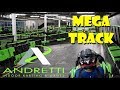 Andretti Indoor Karting & Games MEGA TRACK North America's Longest Indoor Track Tour, Review, & POVS