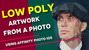 Vector LOW POLY Artwork from a Photo | Affinity Photo iOS tutorial