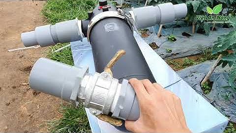 Giới thiệu và hướng dẫn lắp đặt bộ lọc đĩa 90mm AQ136T - Automat (Việt An Nông)