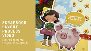Two Page Scrapbook Layout Process Video//Adventure and Beyond Collection//Keep It Simple Paper