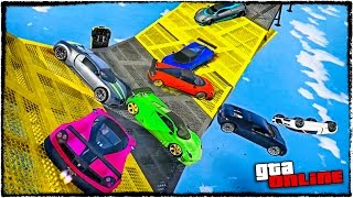 ЭТО НЕВОЗМОЖНО ПРОЙТИ! 30 ЧЕЛОВЕК НА ОДНОЙ СПИРАЛИ. СКИЛЛ ТЕСТ В GTA 5 ONLINE (СМЕШНЫЕ МОМЕНТЫ)