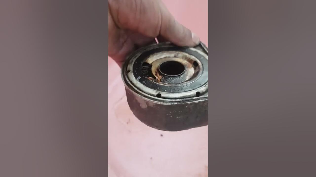 kia optima 2011-2016 engine oil cooler replacement. mixed oil and water
