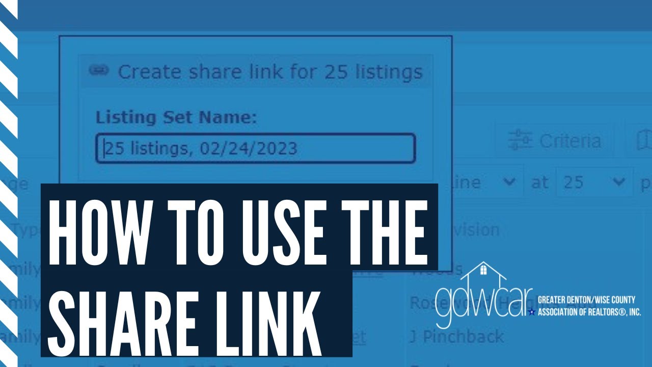 How to Use the Share Link - YouTube