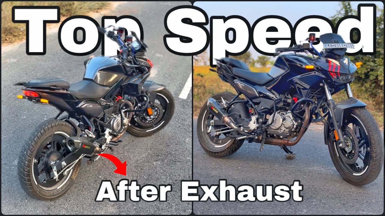 Hero Xtreme 125r Top Speed After Exhaust Modification 