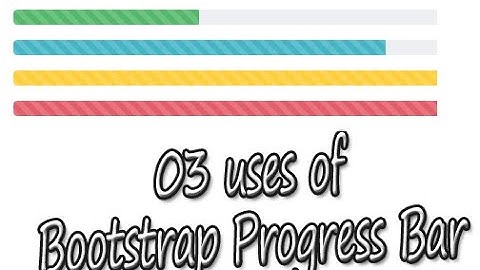 Bootstrap Progress Bar [2020]