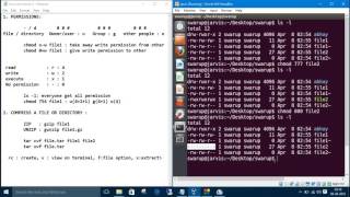 Linux in 11 Minutes: 2. Files Permissions, Compression,Decompression.