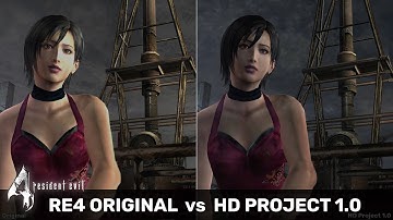 Resident Evil 4 HD Project 1.0 Graphics Comparison
