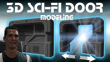 Modeling a Sci-Fi Door in Maya