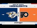 NHL Highlights | Predators vs. Flyers - December 21, 2023