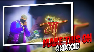 HOW TO MAKE THUMBNAIL LIKE VASU777 AND ROUK FF ON ANDROID | vasu777 jasa thumbnails kasie banta ha