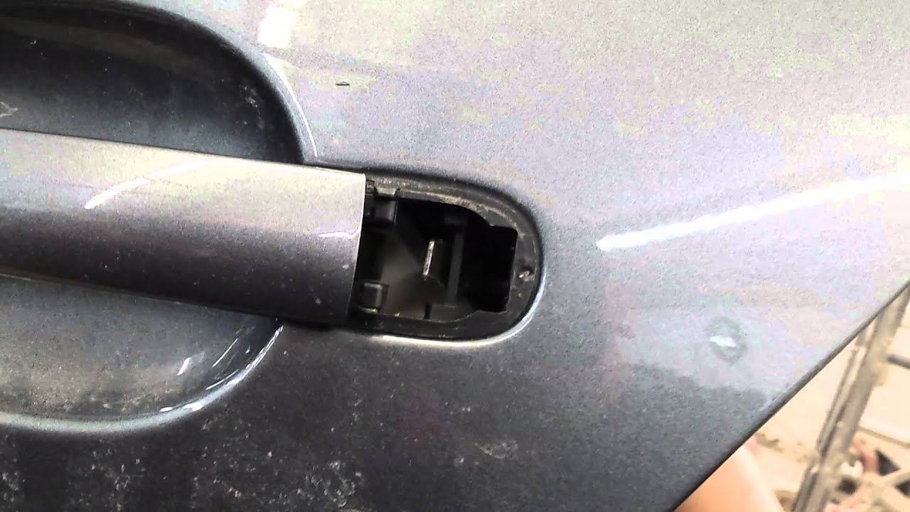 2014 vw jetta rear door handle removal - YouTube