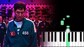 Squid Game Season 2 - Mingle Game Song "Round and Round" ▶ EASY Piano Tutorial