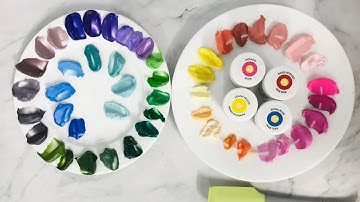 CÁCH PHA MÀU KEM LÀM BÁNH SINH NHẬT TỪ 5 MÀU CƠ BẢN