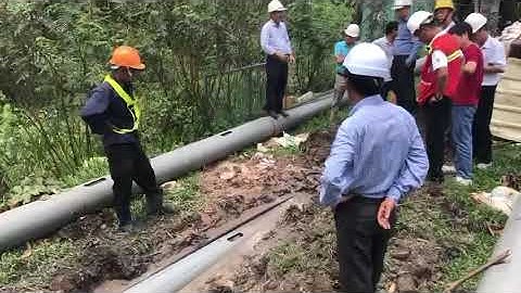 Qúa trình khoan ngầm định hướng qua đường - Minh Phương Corp