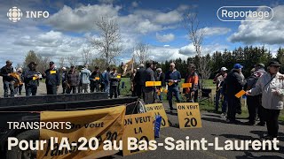 Mobilisation pour le prolongement de l'A-20 au Bas-Saint-Laurent