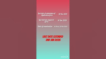 CSIR NET DEC 2024 last date extended check the comment box|NOTIFICATION OUT#chemicalsciencecsirnet