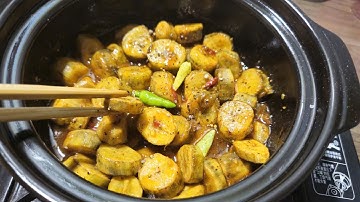 chuối già kho tiêu mềm dẻo mặn mặn ngọt ngọt ăn cơm rất hao