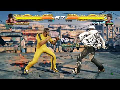 Tekken 7 - Law vs Hwoarang + combos