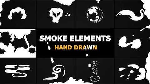 Cartoon SMOKE Elements And Transitions