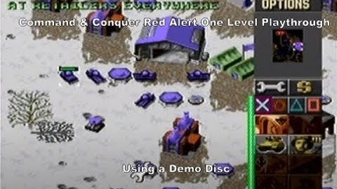 Ps1 Demo Disc 13 Command & Conquer: Red Alert One Level Playthrough :D #Playstation #Sony #Ps1 #Demo