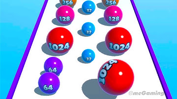 Ball Merge Run 2048 vs Blob Merge 3D - All Levels Gameplay Android, iOS