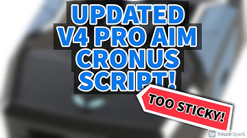 UPDATED CRONUS PRO AIM V4 SCRIPT! | BEST AIM ASSIST VALUES! | STICKIEST AIMLOCK IN WARZONE YET! ‼️