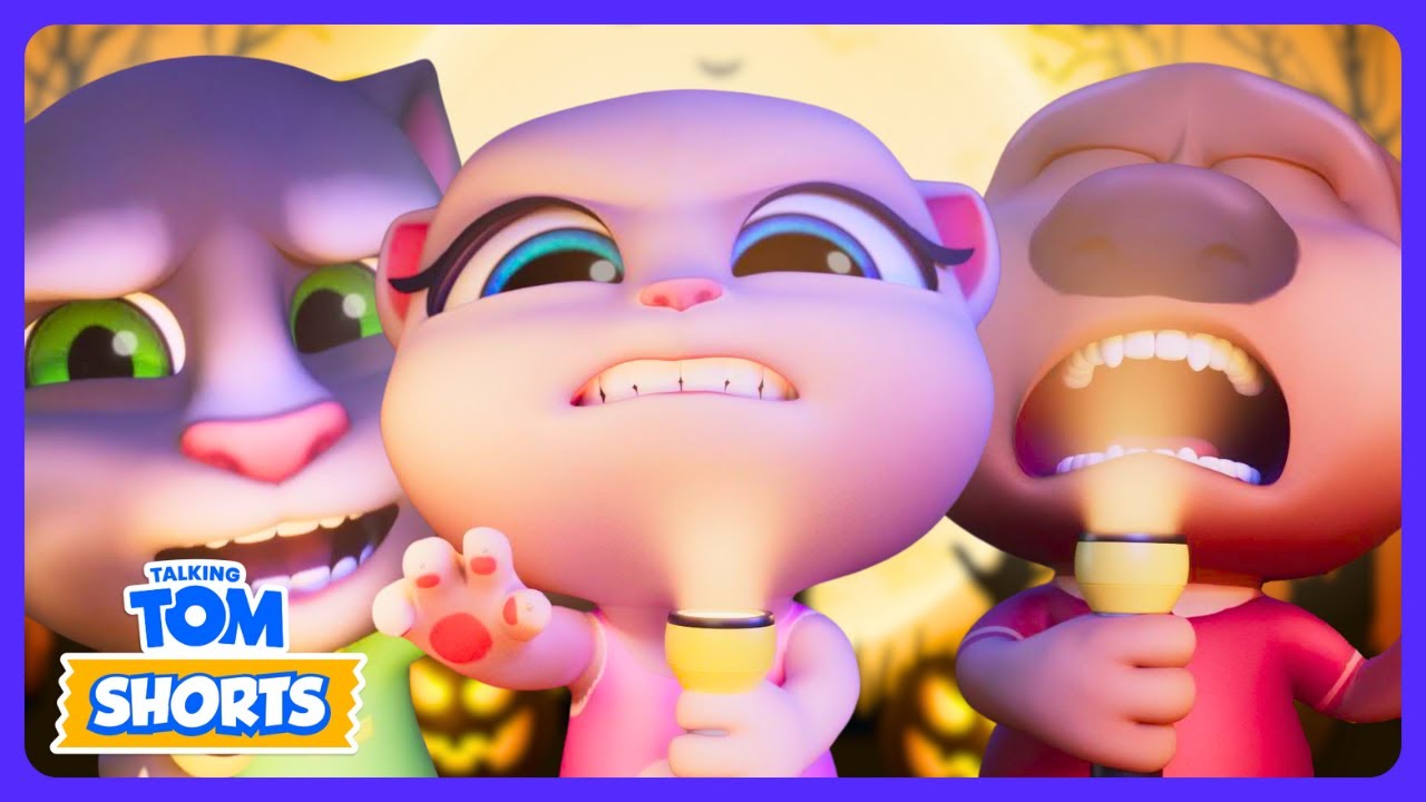 Talking Tom - Korkunç Hikaye Yarışması | Çocuk Çizgi Film | WildBrain Aile Eğlence Evi