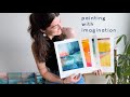 How to strengthen your imagination  3 creative exercises  paint abstract art with me