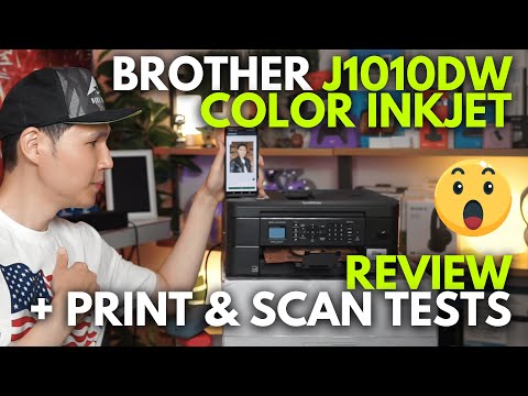 Brother MFC-J1010DW INKJET PRINTER - Review & Tests 