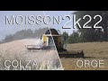 Dbut de la moisson 2022  orge et colza avec un new holland cr 790 en 7m60 