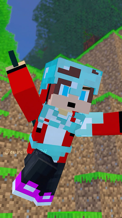 JJ and Mikey : Our Hero 😭#shorts #minecraft #animation