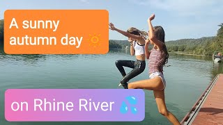 A Sunny Autumn Day  on Rhine River  | 8th October 2023