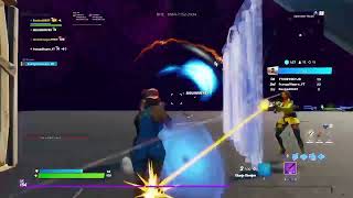 Playing Fortnite the galaxy skin is coming today and a live event today 8 et