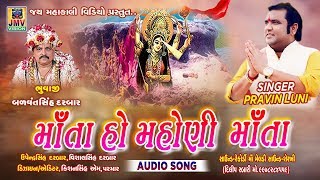 Pravin Luni| Mata Ho Mahoni Mata | Audio song | J M V Vision