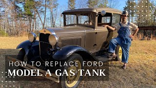 How to remove a Gas Tank from a FORD MODEL A PART 1