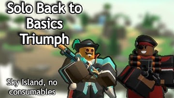 Solo Back to Basics Challenge on Sky Islands | Roblox TDS