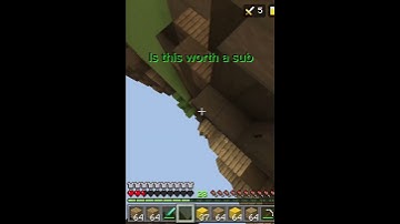 Double extension block clutch #minecraft #bedwars #hiveskywars