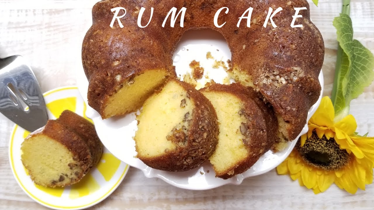 Homemade Rum Cake - Brown Eyed Baker