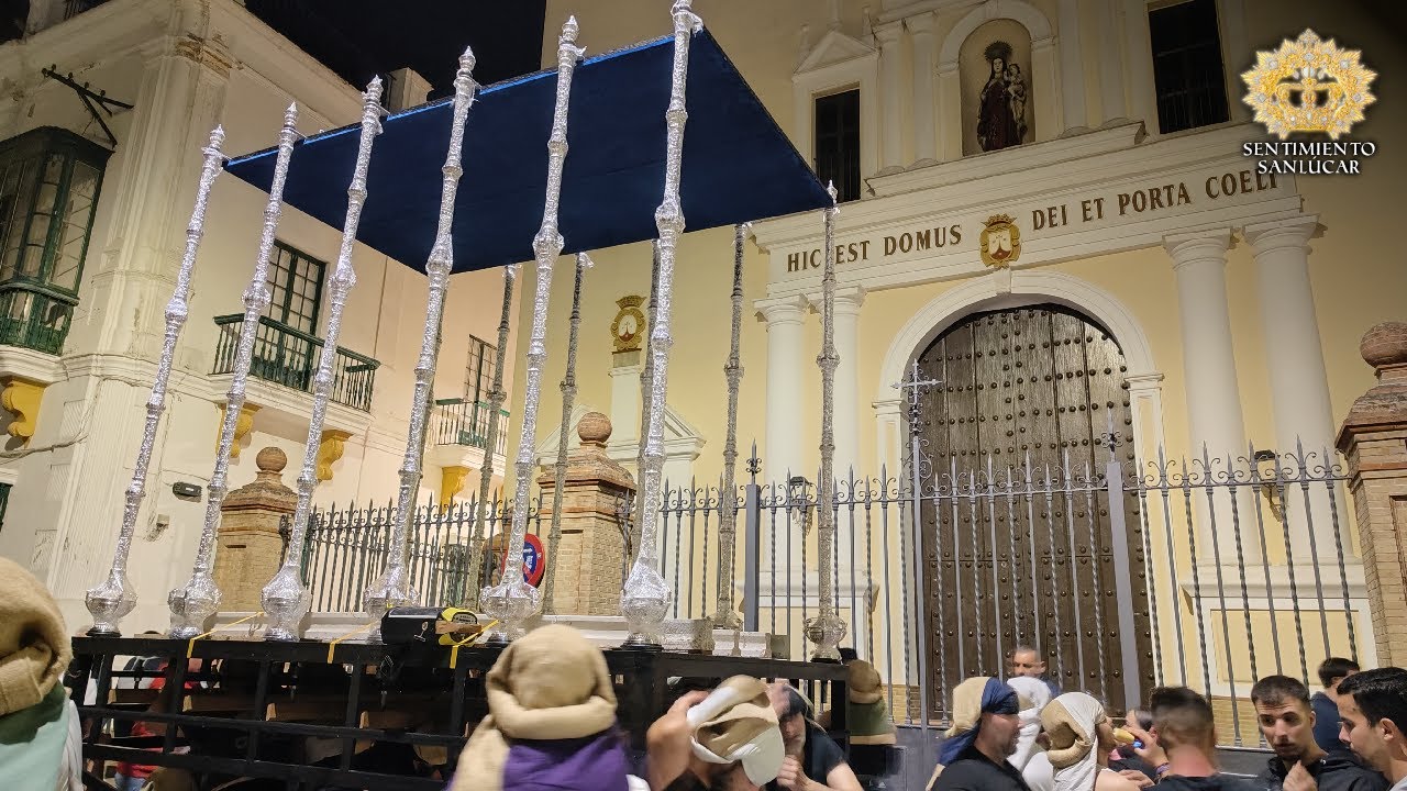 Ensayo 4° del palio del Mayor Dolor (Hdad. del Consuelo) - Sanlúcar de Barrameda 2025