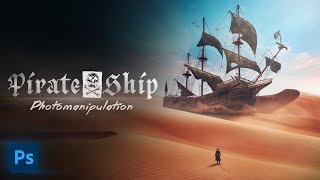 The Making of Photo Manipulation: Desert Ship | Photoshop Step-by-Step Tutorial screenshot 5