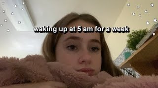 Waking Up At 5 Am For A Week At Boarding School! (Morning routine)