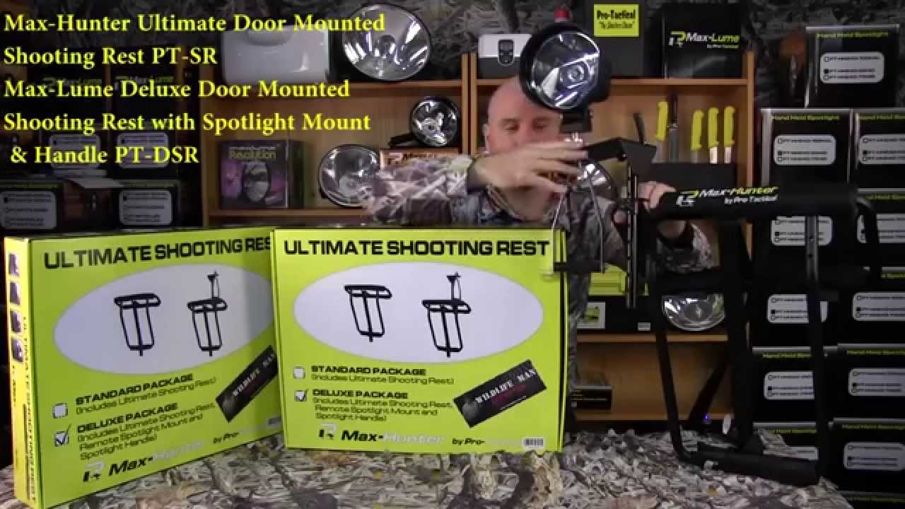 Max-Hunter Door Mounted Shooting Rest - Easy to Assemble and pack away....