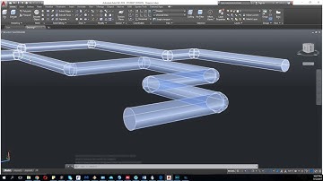 How to create hollow pipe using SWEEP and SUBSTRACT in AUTOCAD 2018