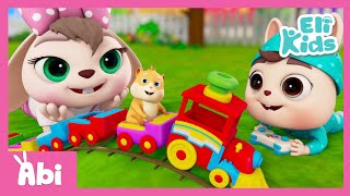 Train Toy #3 (Outdoor Track) +More | Animal Vehicle | Eli Kids Compilations