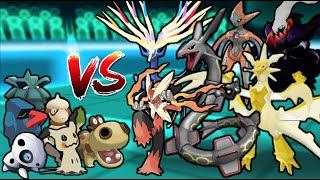 Level 1 Team VS Ubers Legendaries [Pokemon Showdown] Part 2