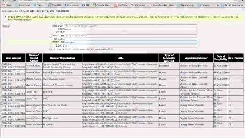Get the Data - Using the ScraperWiki API