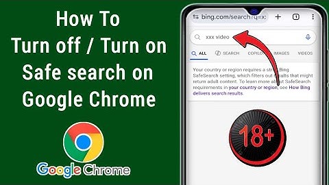 How to Turn On Safe Search in Google Chrome (Android) | Turn off safe search in Google chrome